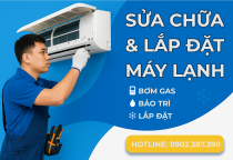 Lắp đặt máy lạnh Midea huyện Vĩnh Cửu Đồng Nai - Điện máy Trúc Thanh Bình