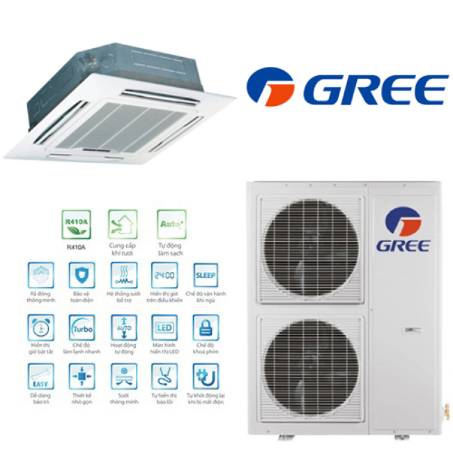 Điều hòa trần âm Gree 1 chiều 36000BTU