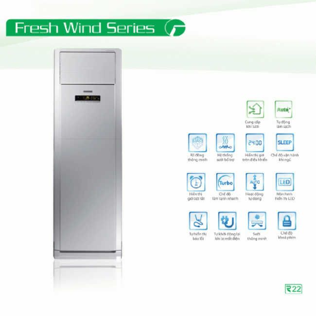 Máy lạnh Gree tủ đứng 2.0HP