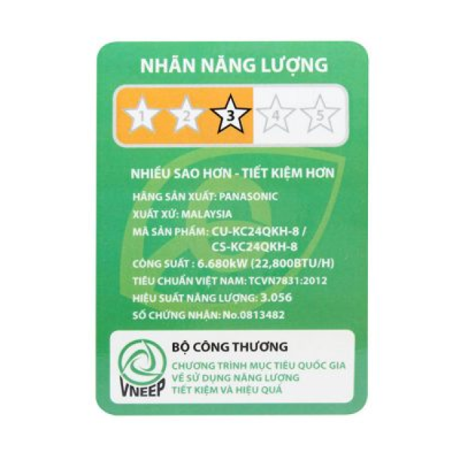 Máy lạnh Panasonic 1 HP CU/CS-KC9QKH-8
