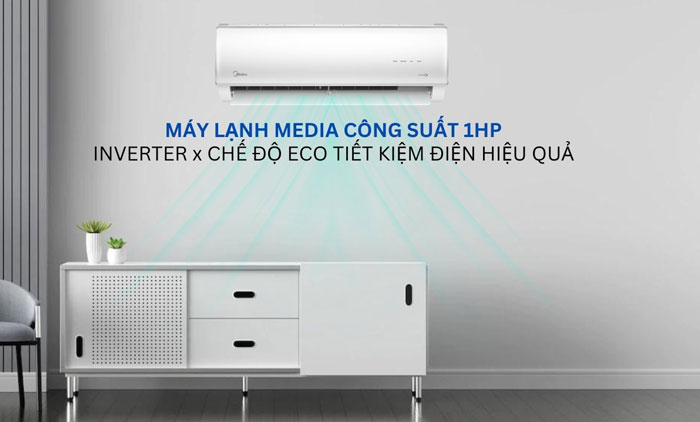 Máy lạnh Midea Inveretr 1hp MAG-10CDN8