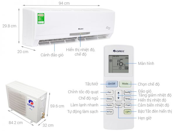 2.0hp gree inverter